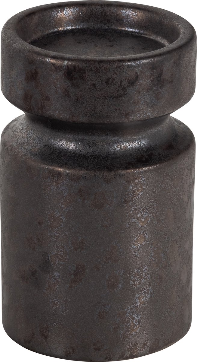 BePureHome Bombay Kaarsenhouder Keramiek Bruin - Set van 2