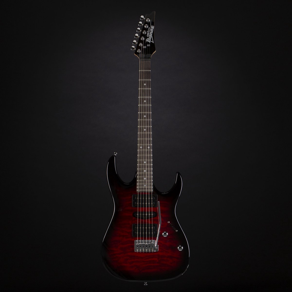 Ibanez GRX70QA GIO Transparent Red Burst