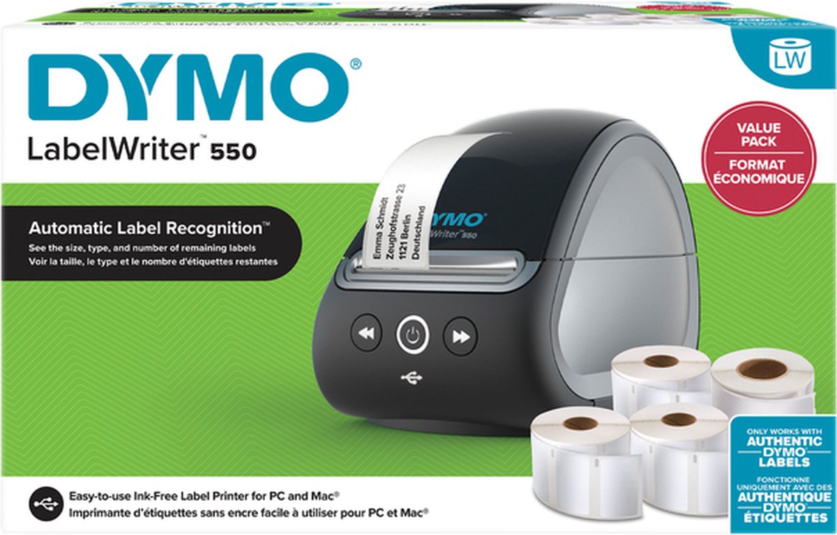 Imprimante Étiquette Dymo LabelWriter 5XL (Noir) à prix bas