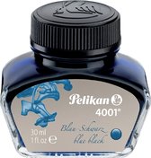 Vulpeninkt Pelikan 4001 30ml blauw/zwart - 6 stuks