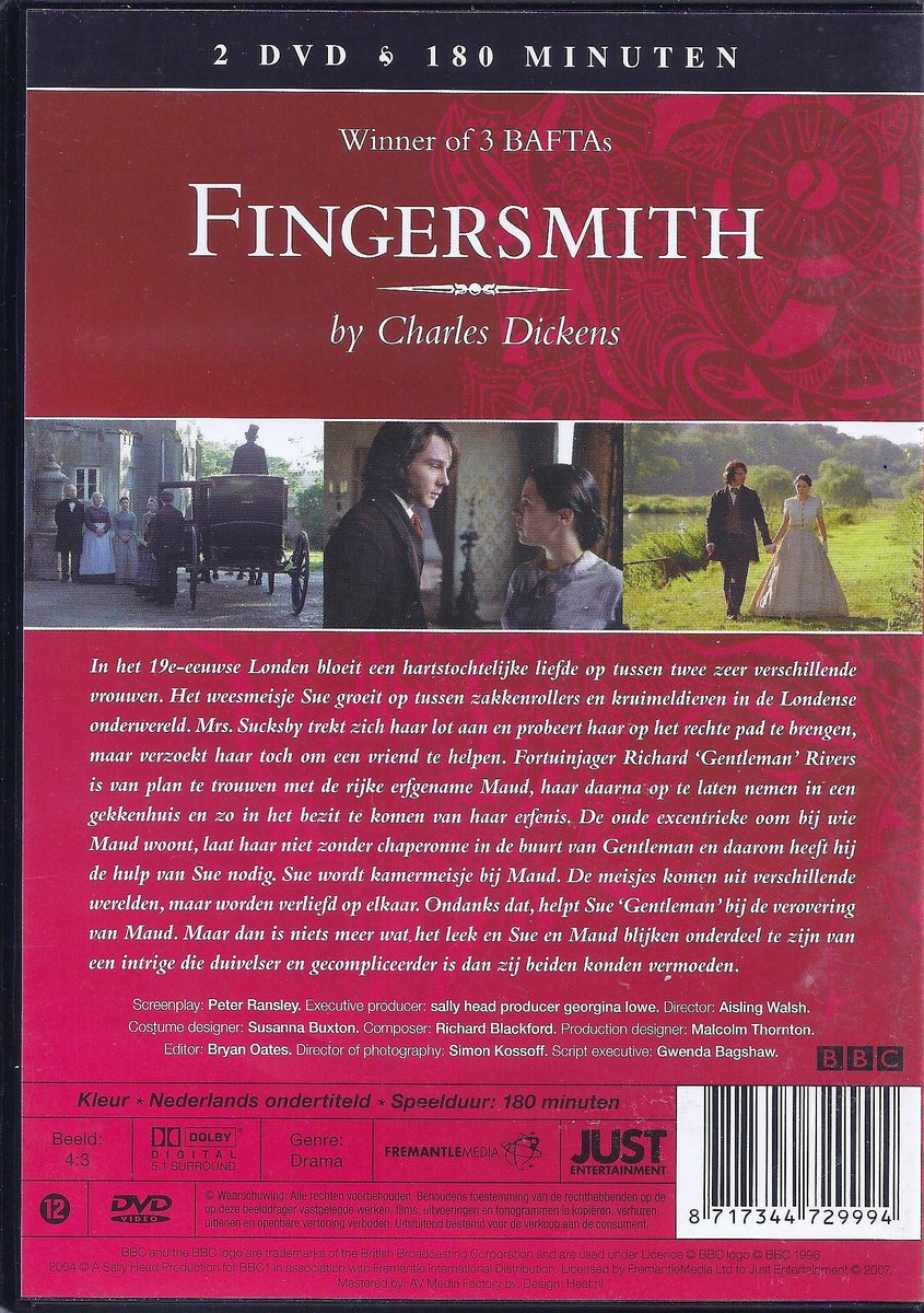 Fingersmith (Dvd), Varia Dvd's