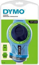 DYMO Junior lettertang | Wiel met grote knop en 42 tekens | geen batterijen nodig | Home Labelmaker voor reliëfdruk