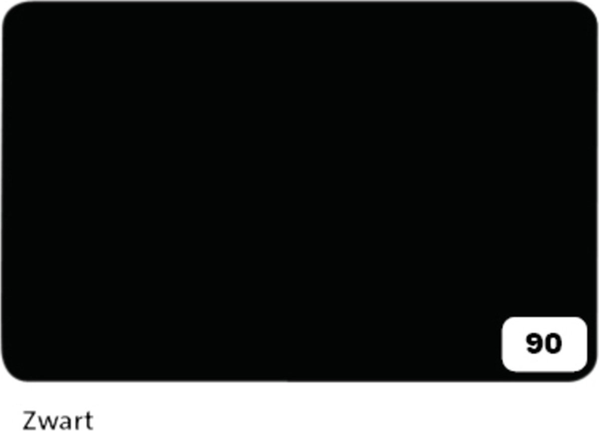 Fotokarton folia 300gr 50x70cm 90 zwart | 10 stuks