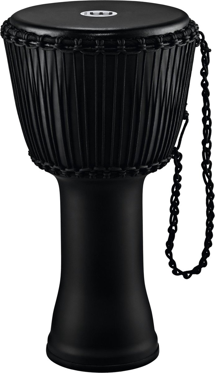Meinl Travel Series Djembe PADJ4-L-G 12" Goat Head, Black - Djembe