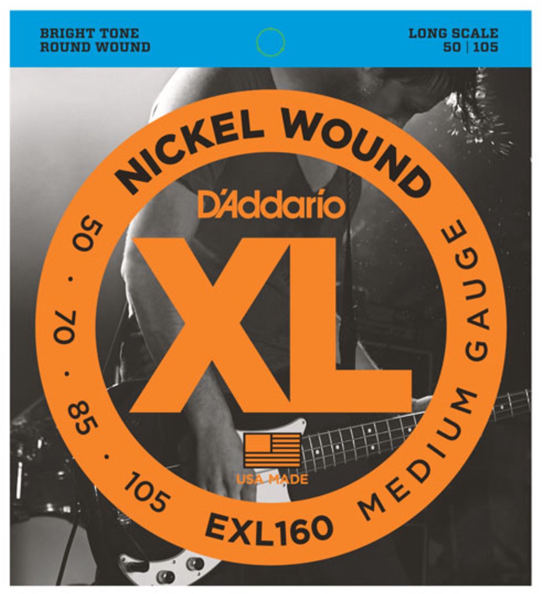 D'Addario EXL160 Bas snaren 050-105