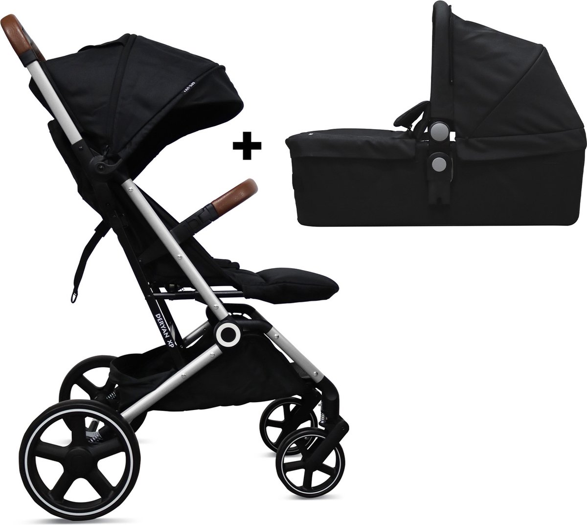 Deryan Luxe XP Buggy XL Inclusief Reiswieg Compact Lichtgewicht Deryan Luxe XP Buggy XL Inclusief Reiswieg Compact Lichtgewicht