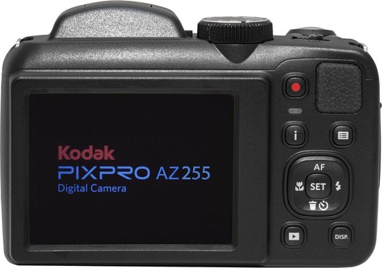 Fotocamera Bridge KODAK Pixpro AZ255 - 16MP, Zoom Ottico 25x, Video Full HD, Con Custodia E SD Da 32GB