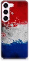 Telefoon Hoesje Geschikt voor Samsung Galaxy S23 Mobiel Case Nederlandse Vlag
