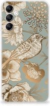 TPU Case geschikt voor Samsung Galaxy A14 5G Vintage Bird Flowers