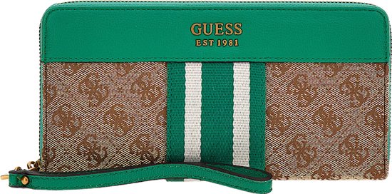 Zwarte GUESS Portemonnee BECCI SLG ZIP POUCH