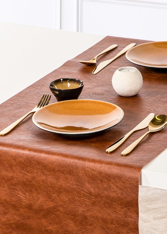 Tafelloper van op stof lijkend PV-tissue ROYAL Collection 24 m x 40 cm bordeaux Textile