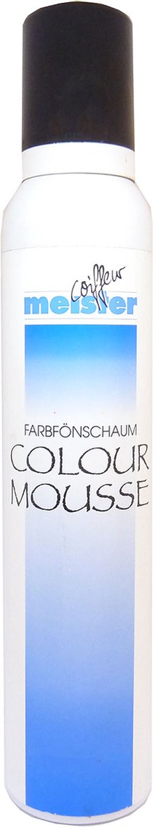 Coiffeur Meister Colour Mousse Kleurföhn foam tijdelijke haarstyling 200ml - Black Cherry / Schwarze Kirsche