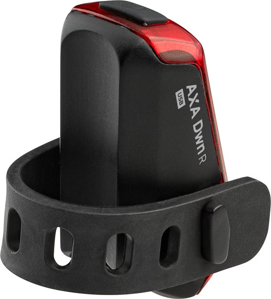 AXA Dwn Rear Brake Light Fietsverlichting - USB Oplaadbare LED Fietslampjes Achterlicht met Remlicht - Waterdicht (Spatwaterdicht) - StVZO Goedgekeurd Fietslicht — afbeelding 3