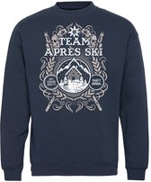Sweater Team Apres Ski Print | Apres Ski Verkleedkleren | Ski Pully Heren | Foute Party Ski Trui | Navy | maat XS