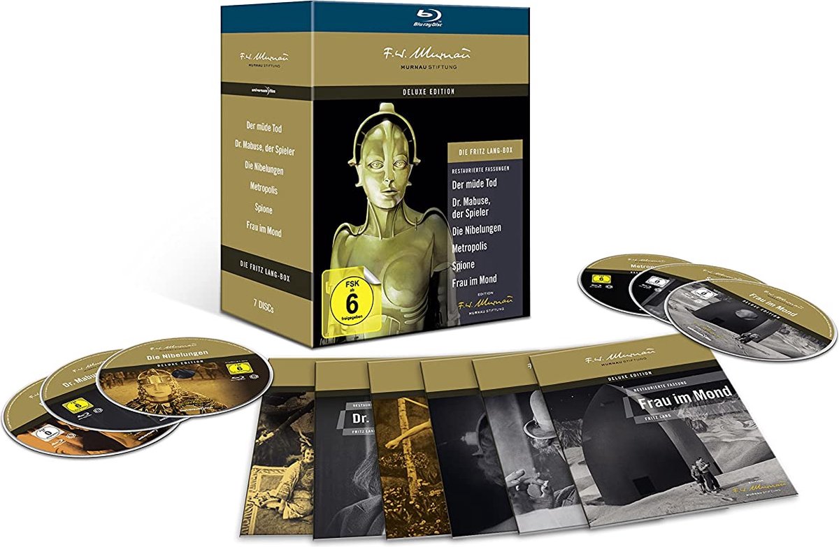 Fritz Lang Box - Blu-ray Deluxe Edition met Metropolis en Die