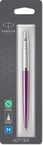 Parker Ballpoint Jotter 13 Cm Acier Violet