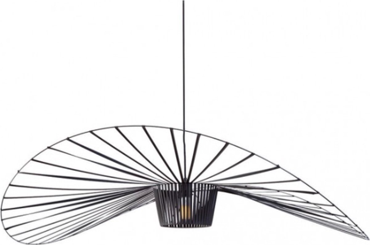 Vertigo Hanglamp - Zwart - Hoed model lamp - Moderne Lamp - Design - Interieur - Diameter 120cm