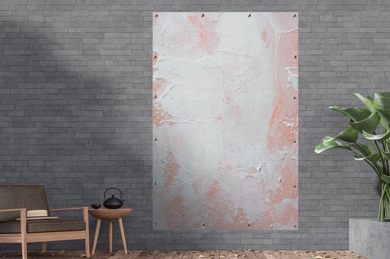 Décoration murale Peinture - Abstrait - Design - 120x180 cm - Poster jardin - Toile jardin - Poster extérieur