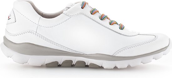 Gabor rollingsoft sensitive 26.965.50 - dames rollende wandelsneaker - wit - maat 40 (EU) 6.5 (UK)