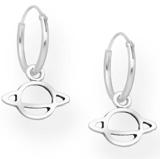 Geëmailleerde oorbellen Saturnus: Galaxy Space Jewelry - België
