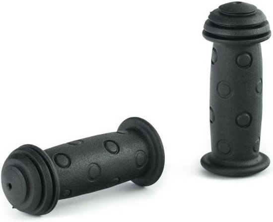 TOKSEO Paar fietshandgrepen voor kinderen, veiligheid door botsbescherming, 22 mm, 95 mm, rubberen stuurgrepen, voor scooter, loopfiets, kinderfiets