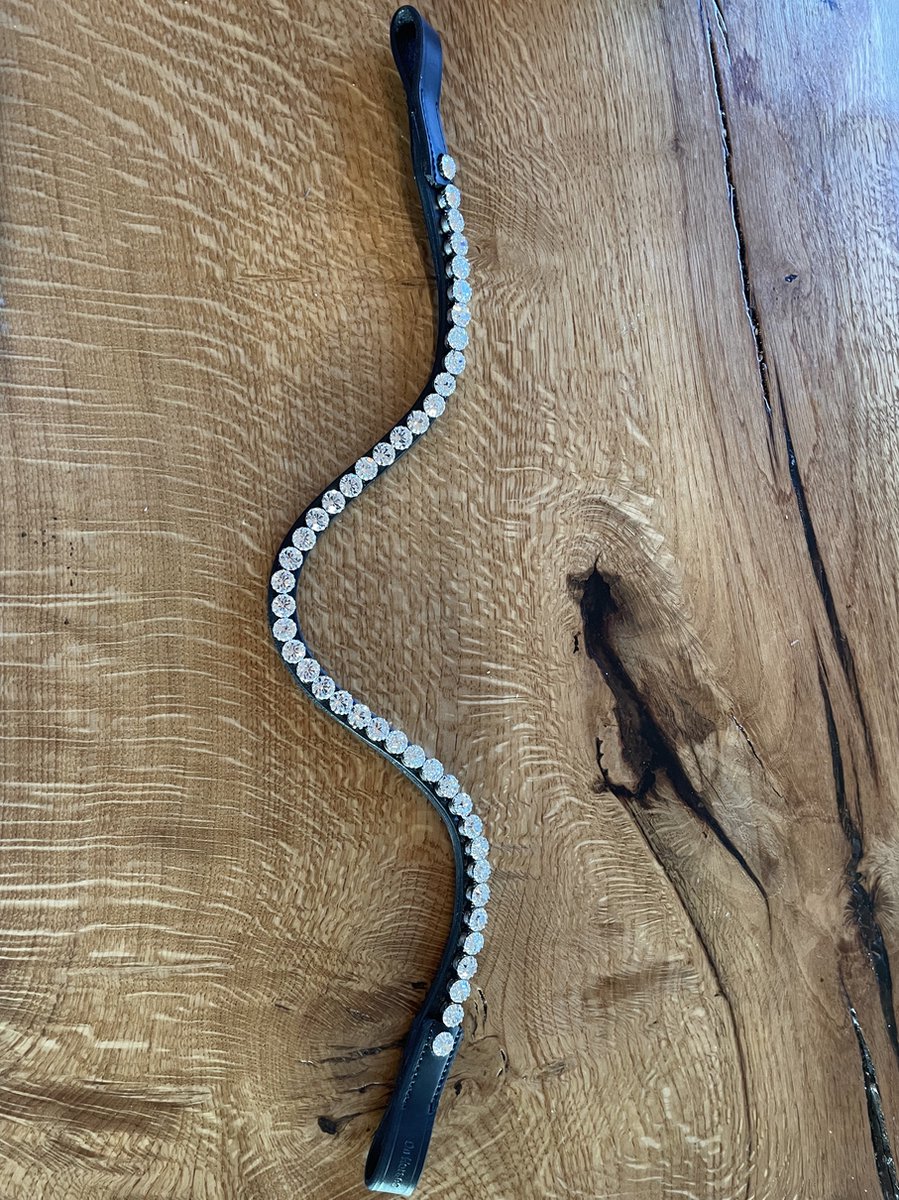 OnHorses Browband- Cob- White- V Frontriem Cob Wit