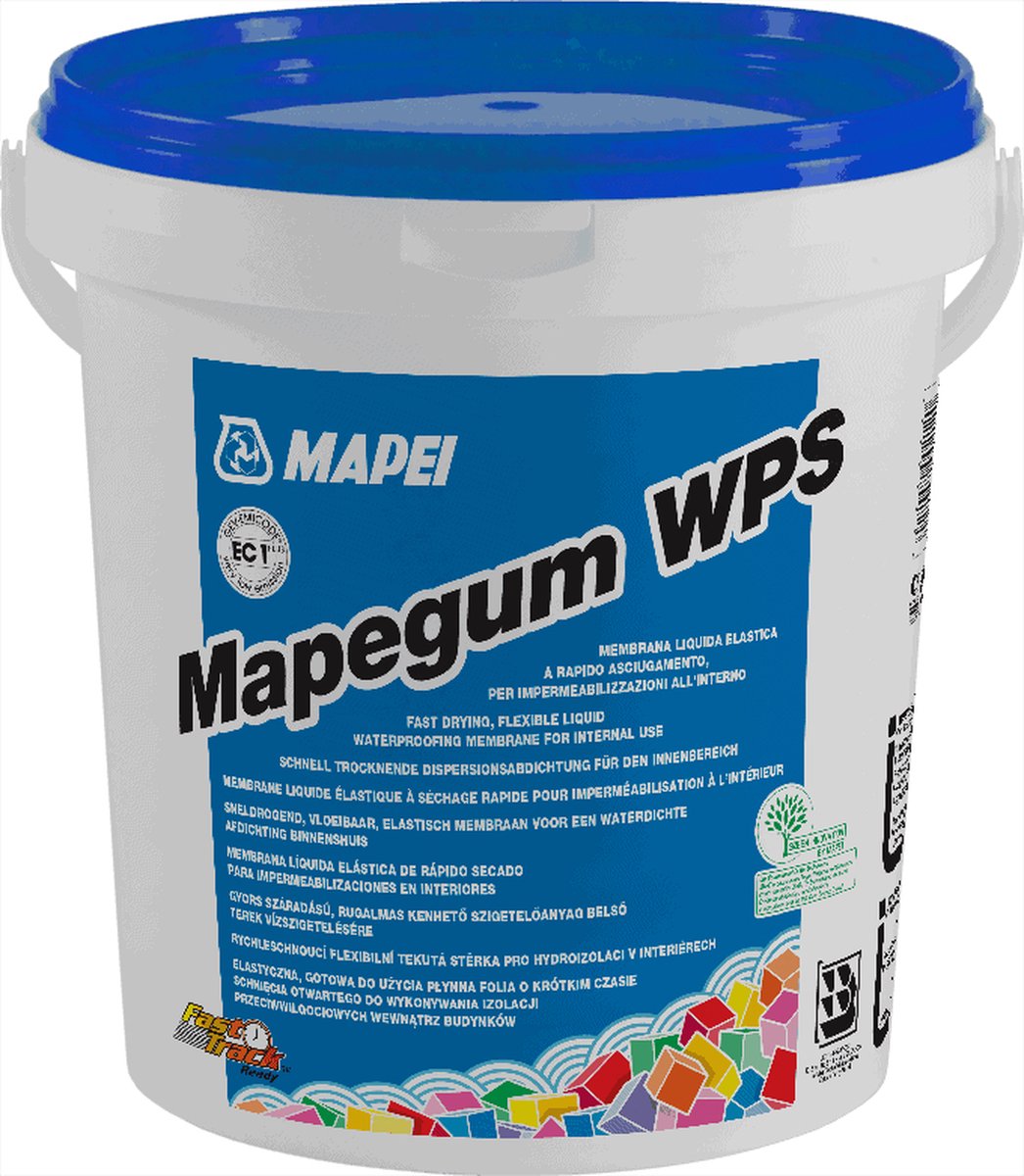 Mapei Mapegum WPS Waterdichtingsmembraan - Waterdichte Coating Voor Vochtige Ruimtes - 10 kg - Mapei