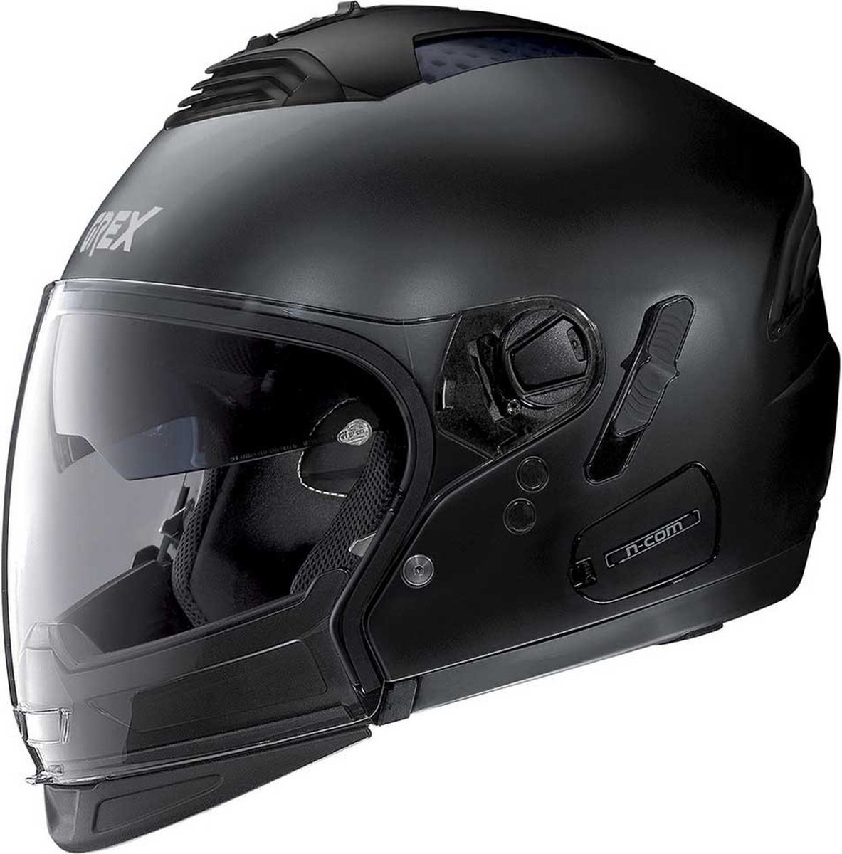 GREX G4.2 Pro Kinetic N-Com Converteerbare Helm -Flat Black S