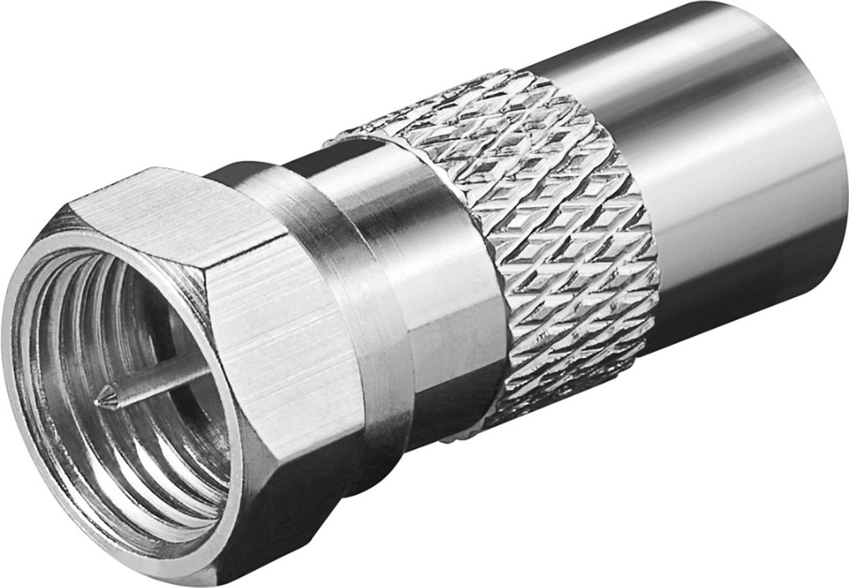 Sat-Antenneadapter F-Stekker Coax-Stekker 1 Stuks
