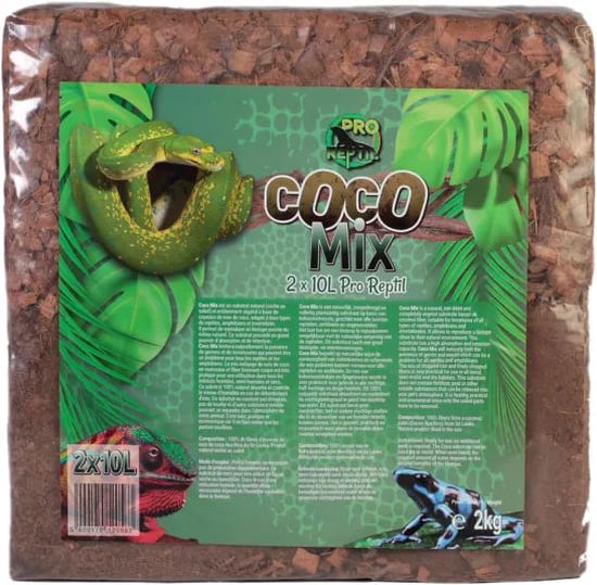 Pro Reptil Coco Mix 10l Soil + 10l Husk