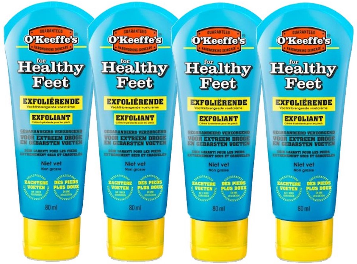 O'KEEFFE'S - Healthy Feet Exfoliating - 4 Pak