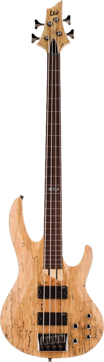 ESP LTD B-204SM-FL NS Fretless Natural Satin - Elektrische basgitaar