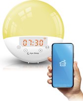 AyeSleep Wake up Light – Met App – Wekkerradio – Slaaptrainer - Alexa & Google Home
