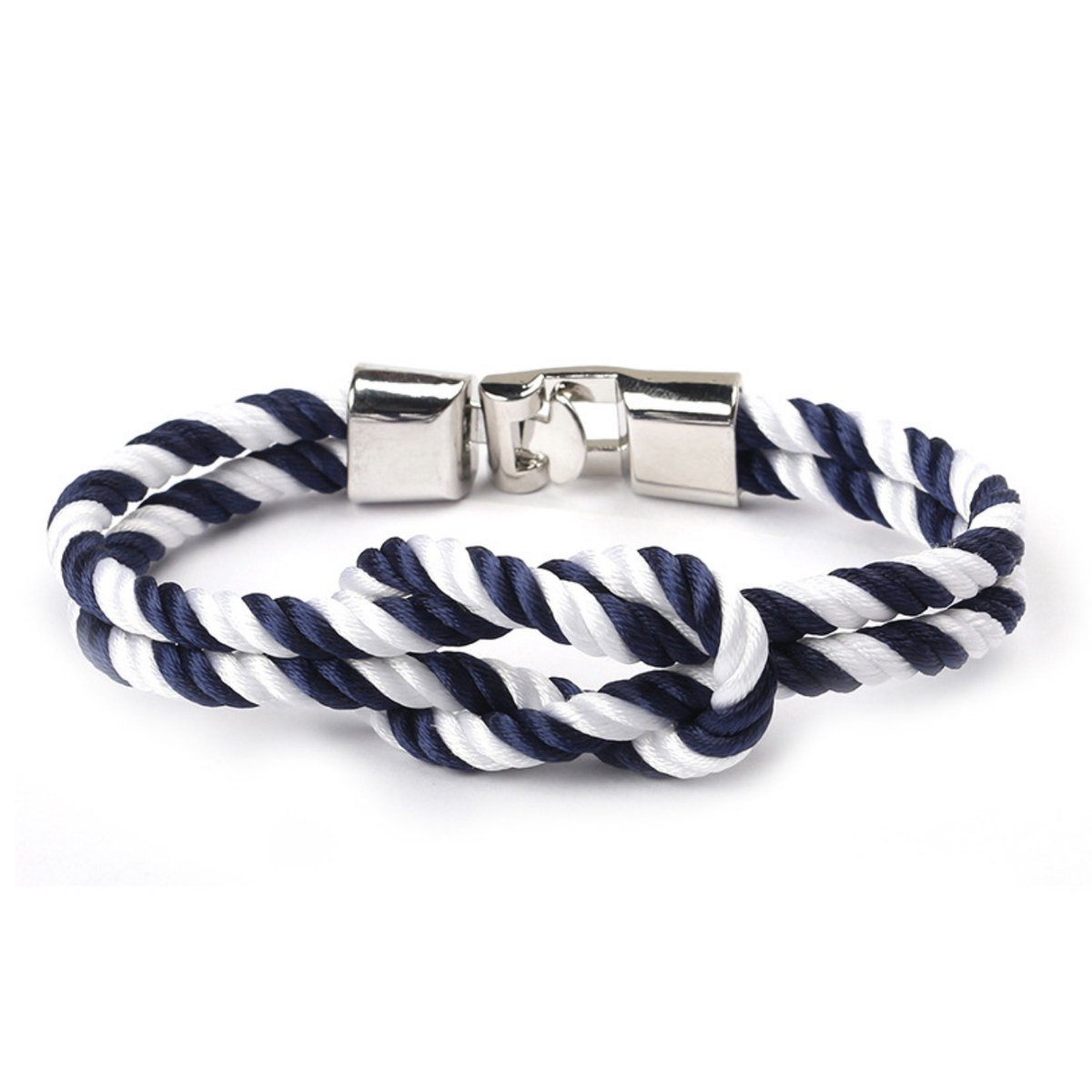 Kungu luxe lus armband voor heren en dames - Blauw - Wit - Outdoor Milano line - Cadeau - Geschenk - Voor Man - Vrouw - Armbandje - Jewellery