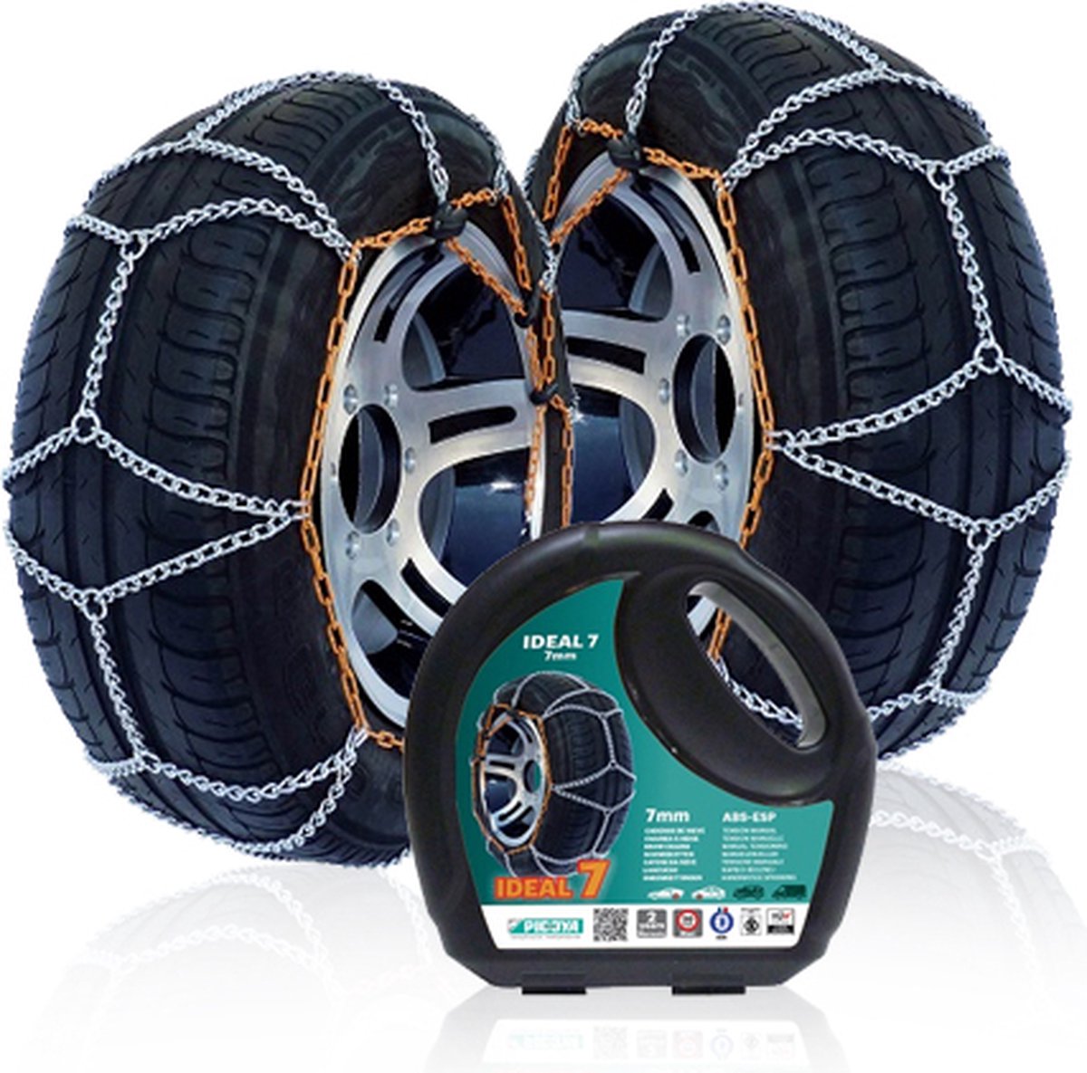 Sneeuwkettingen Picoya 7mm Ford Transit Connect 2002-2013 voor bandenmaat 205/55R16