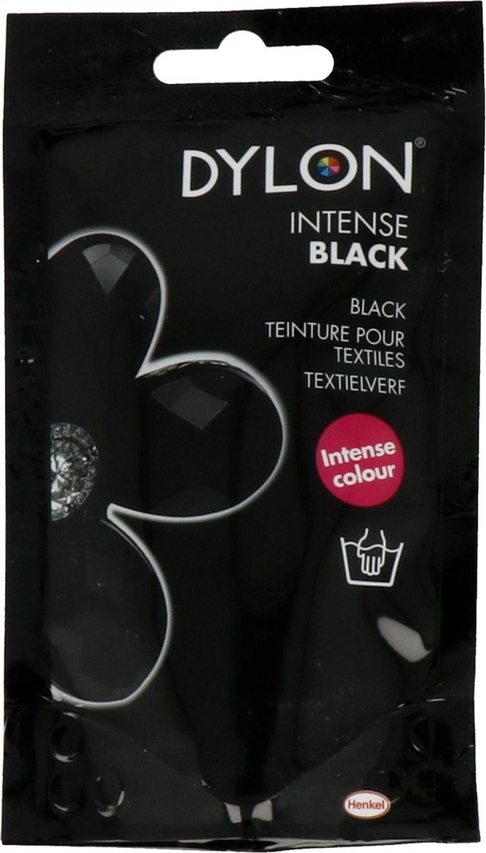 DYLON Handwas Textielverf - Intense Black - 50 gram | bol