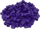 200 Bouwstenen 1x1 | Paars | Compatibel met Lego Classic | Keuze uit vele kleuren | SmallBricks