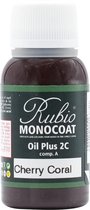 Rubio Monocoat Oil Plus 2C - Ecologische Houtolie in 1 Laag voor Binnenshuis - Cherry Coral, 20 ml