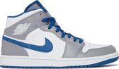 Nike Air Jordan 1 Mid True Blue Ciment (GS) Taille 38.5/6Y DQ8423 014
