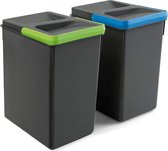 Opbergkast voor buiten - containers van kunsthars voor het sorteren van binnen en buiten / Keter Piñ plastic throw / Opslag Kast (2 x 7 L)