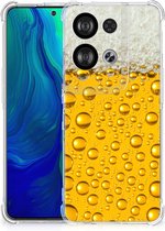 Telefoonhoesje OPPO Reno8 Hippe Hoesjes met transparante rand Bier