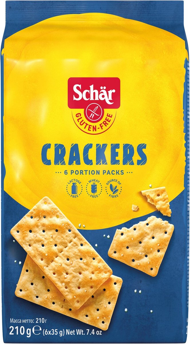 Goedkoopste Schar crackers glv 210 gr