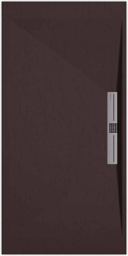 Receveur de douche Sanifun Stone Side Ardoise Chocolat 900 x 800 S
