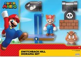 Jakks Super Mario Switchback-Hill Actieset + Mario Figuur