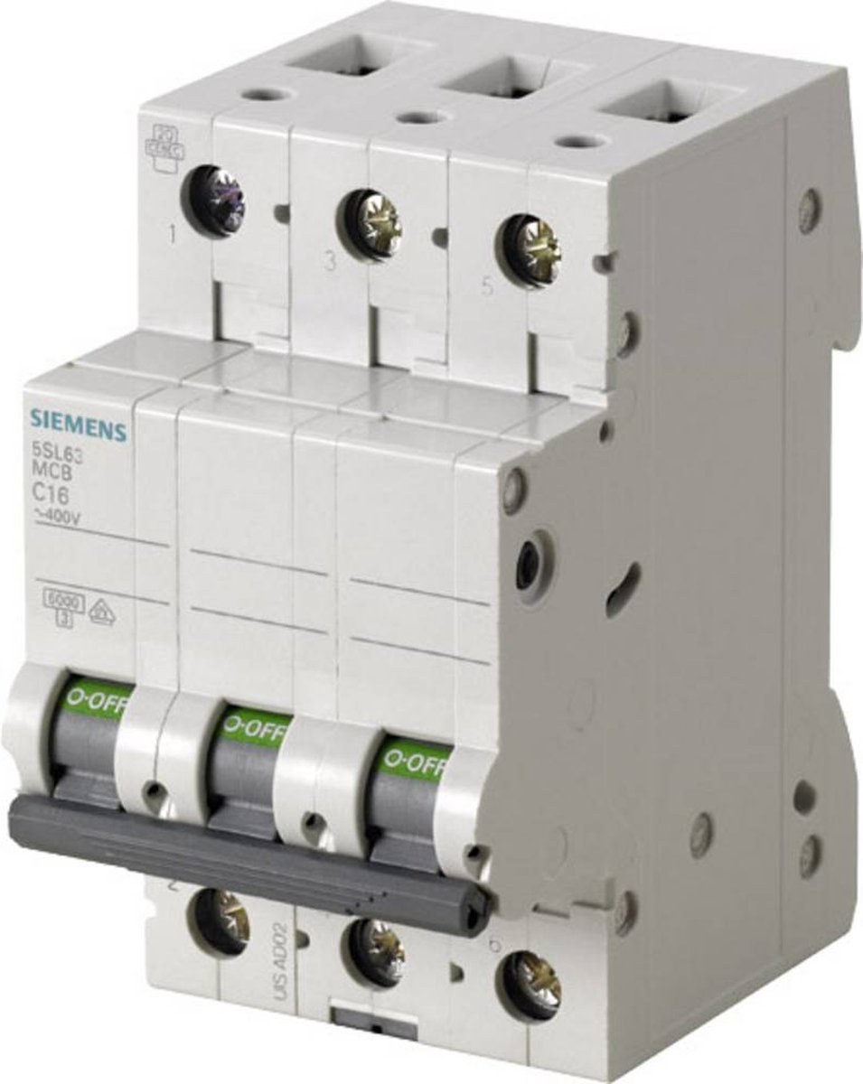 Zekeringautomaat 3-polig 32 A 400 V Siemens 5SL6332-7