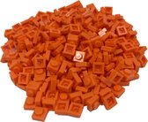 400 Bouwstenen 1x1 plate | Oranje | Compatibel met Lego Classic | Keuze uit vele kleuren | SmallBricks