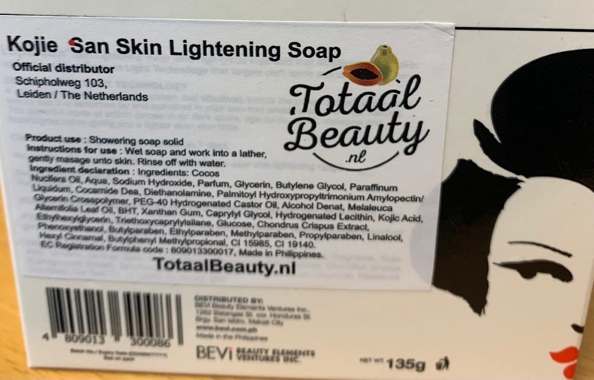 Kojie San Skin Lightening zeep, 135 gram