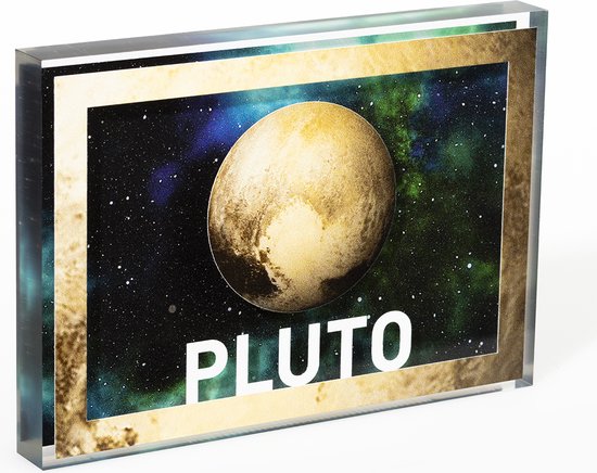 3D Plexiglass Art - Zonnestelsel - Pluto