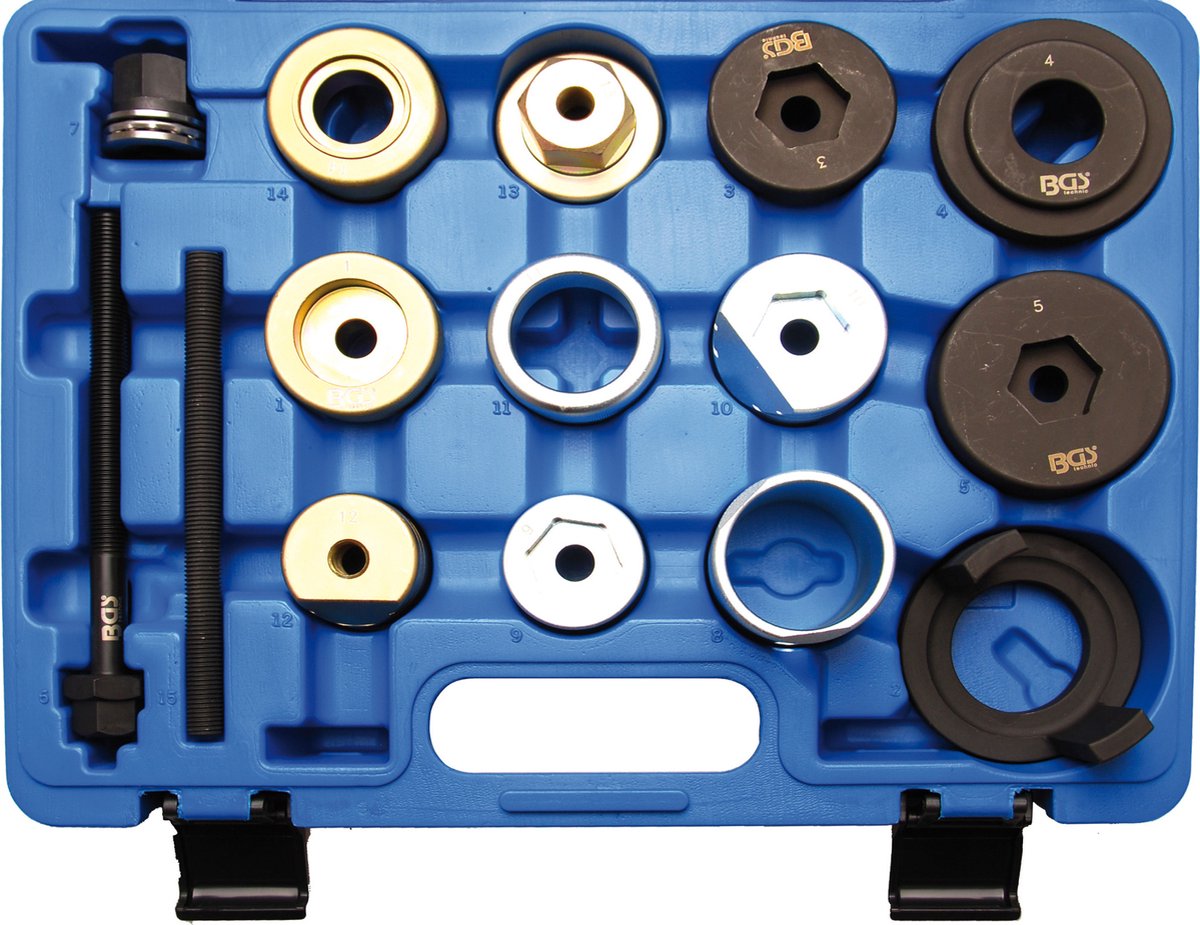 BGS Achterasbus-gereedschapset voor BMW E36, E46, E85