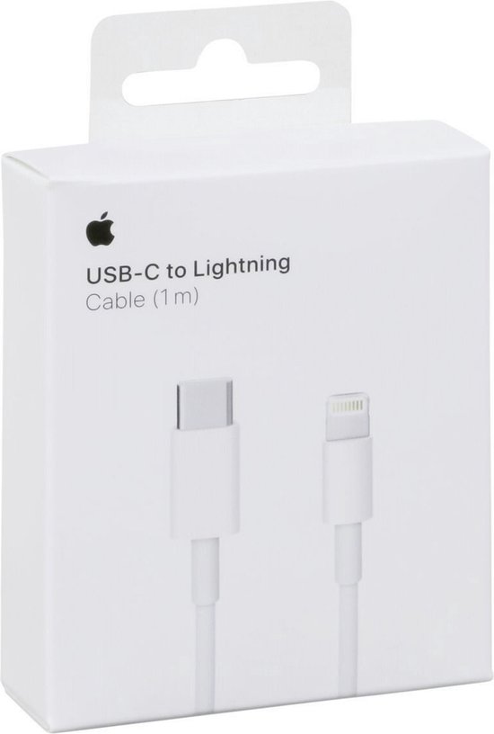 Apple USB-C naar Lightning oplaadkabel - 1m - wit (MX0K2ZM/A)